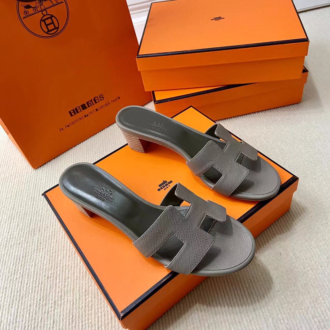 에르메스 올수공 오아시스 슬리퍼 샌들 앱송 42